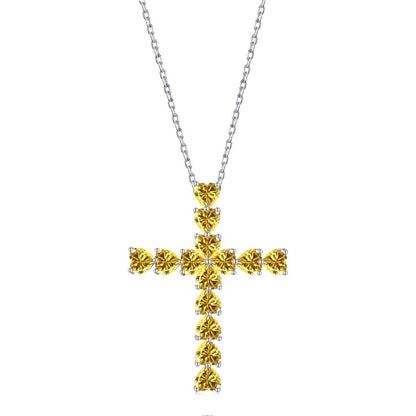[Lumi Jewellery]Radiant Cross Shape Necklace