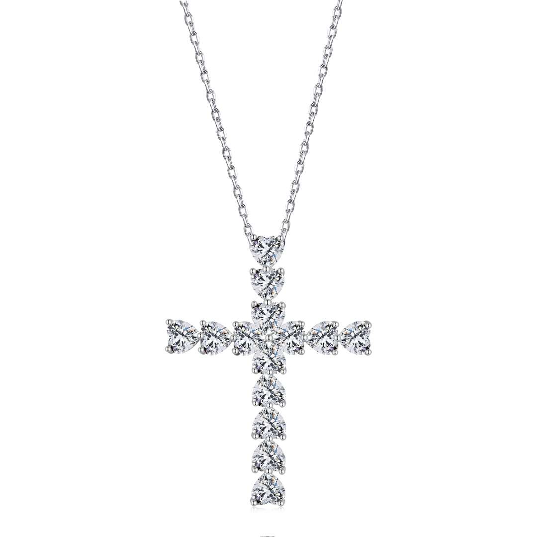 [Lumi Jewellery]Radiant Cross Shape Necklace