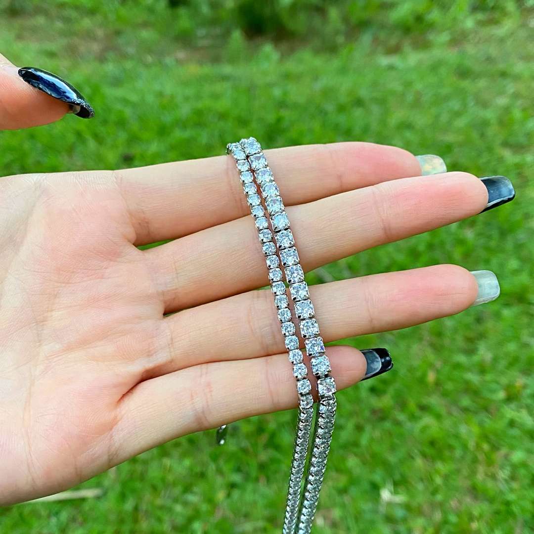 [Lumi Jewellery]Elegant Tennis Chain Necklace