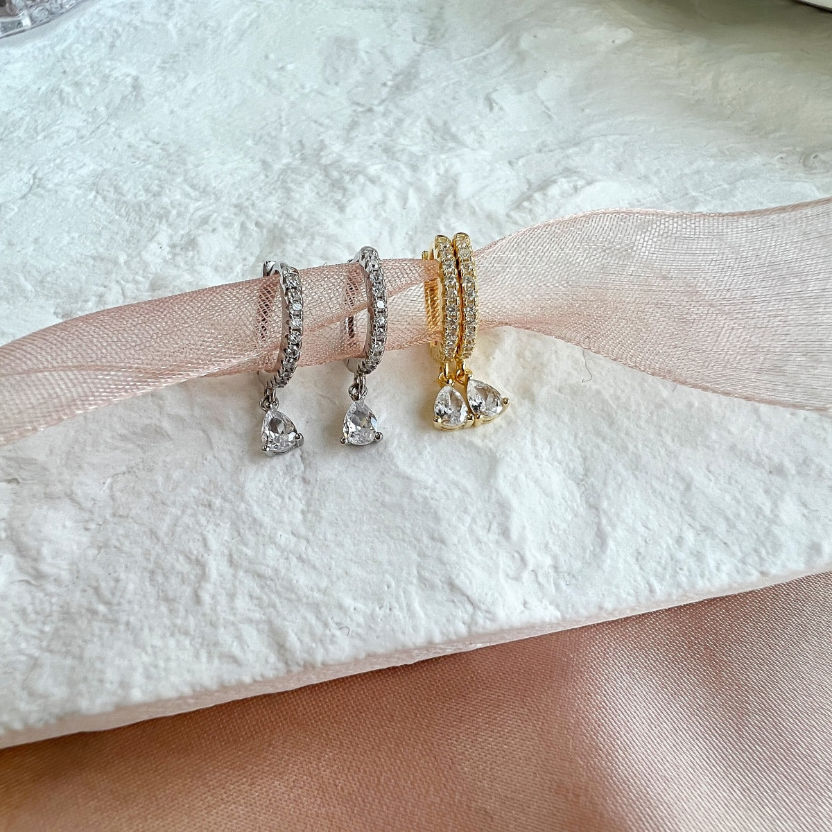 [Lumi Jewellery]Luxurious Geometric Drop Earrings
