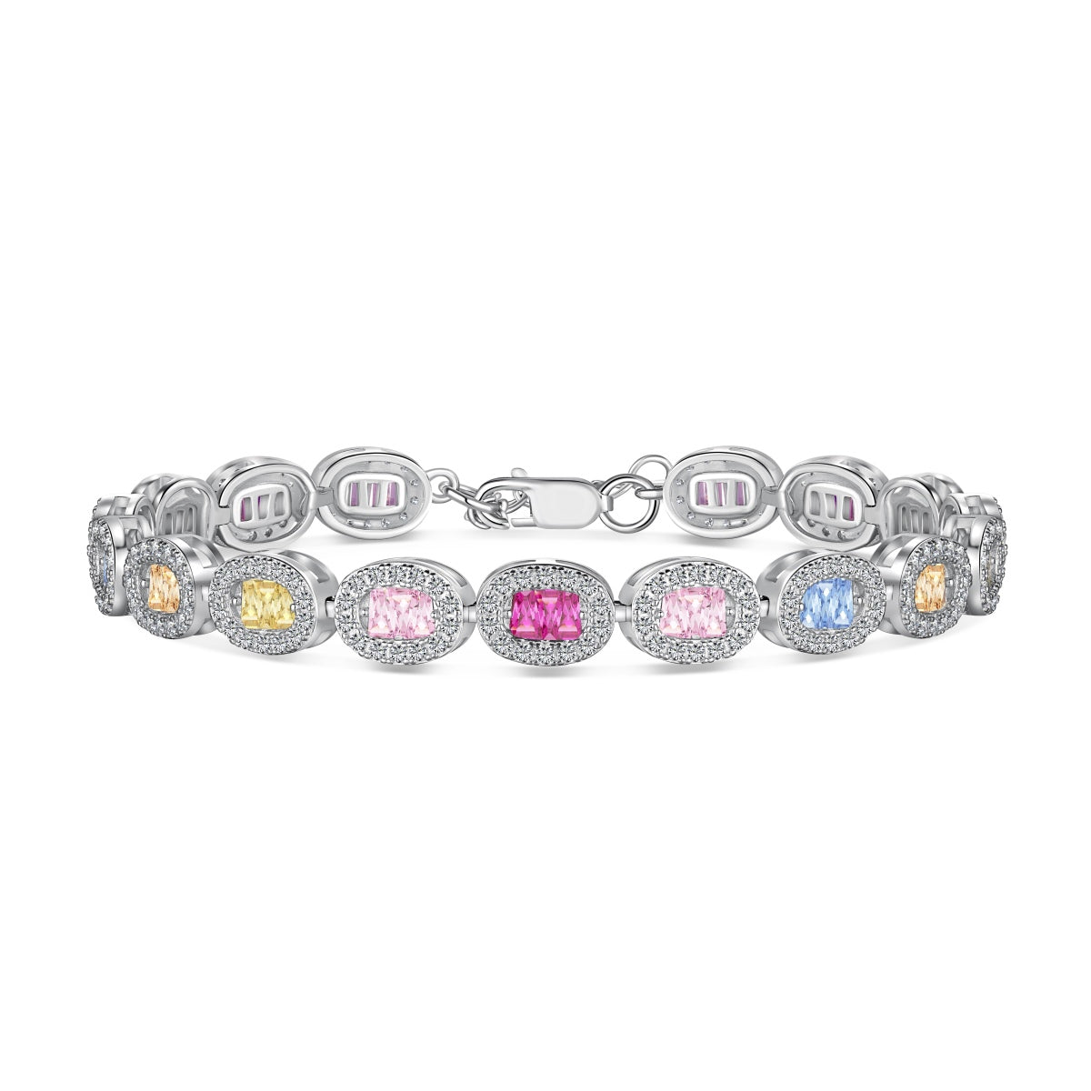 [Lumi Jewellery]Exquisite Ornate Emerald Cut Daily Bracelet