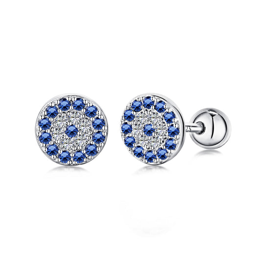 [Lumi Jewellery]Devil's Eye Ear Bone Nail Earrings