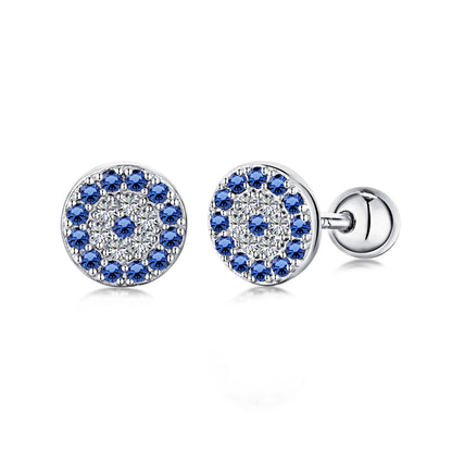 [Lumi Jewellery]Devil's Eye Ear Bone Nail Earrings