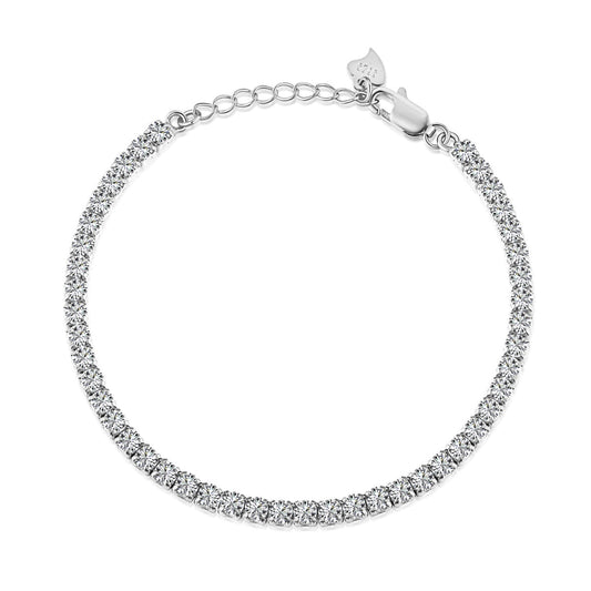 [Lumi Jewellery]Sparkling Round Cut Daily Bracelet
