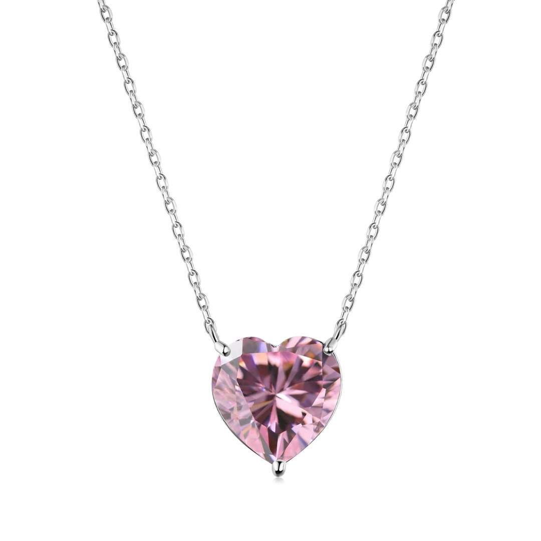 [Lumi Jewellery]6.0 carat Radiant Heart Shape Necklace