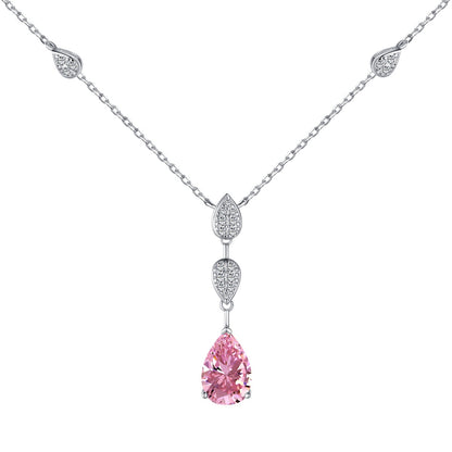 [Lumi Jewellery]Dazzling Pear Cut Necklace