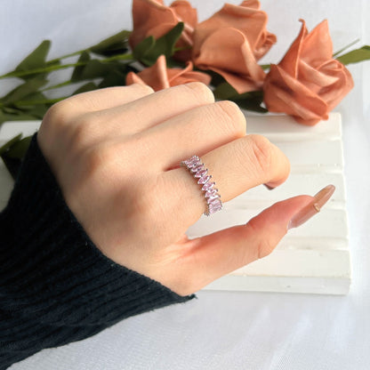 [Lumi Jewellery]Gorgeous Marquise Cut Tennis Ring