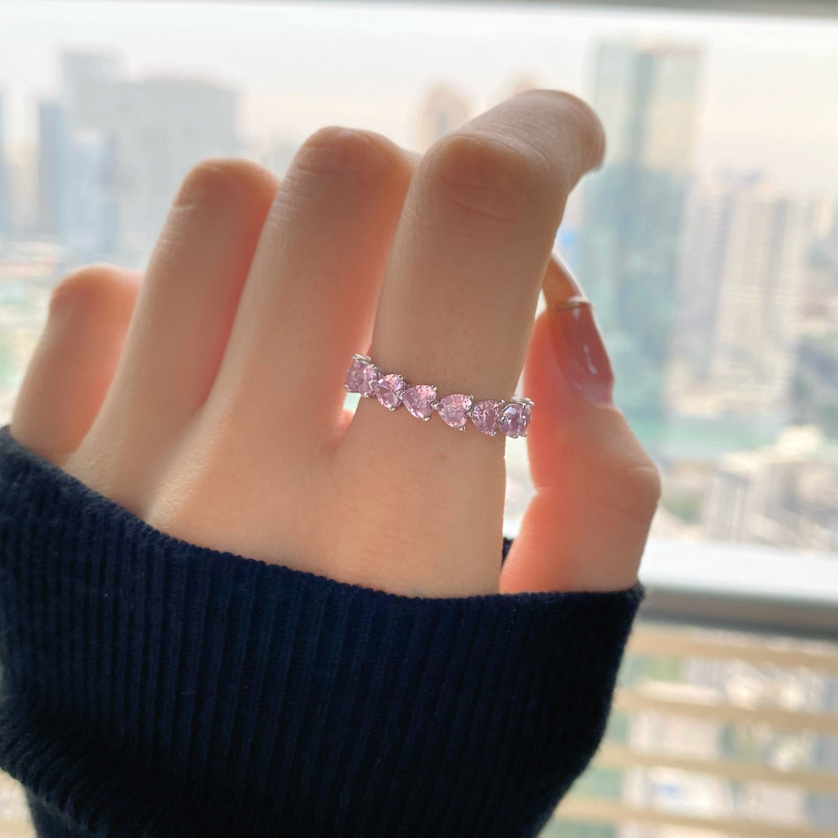 [Lumi Jewellery]0.25 Carat Radiant Romance Heart Cut Lover Ring