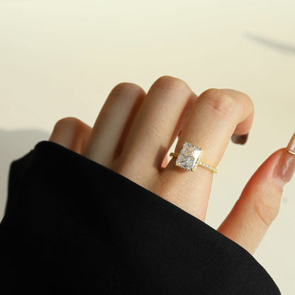 [Lumi Jewellery]4.0 Carat Luxurious Engagement Ring