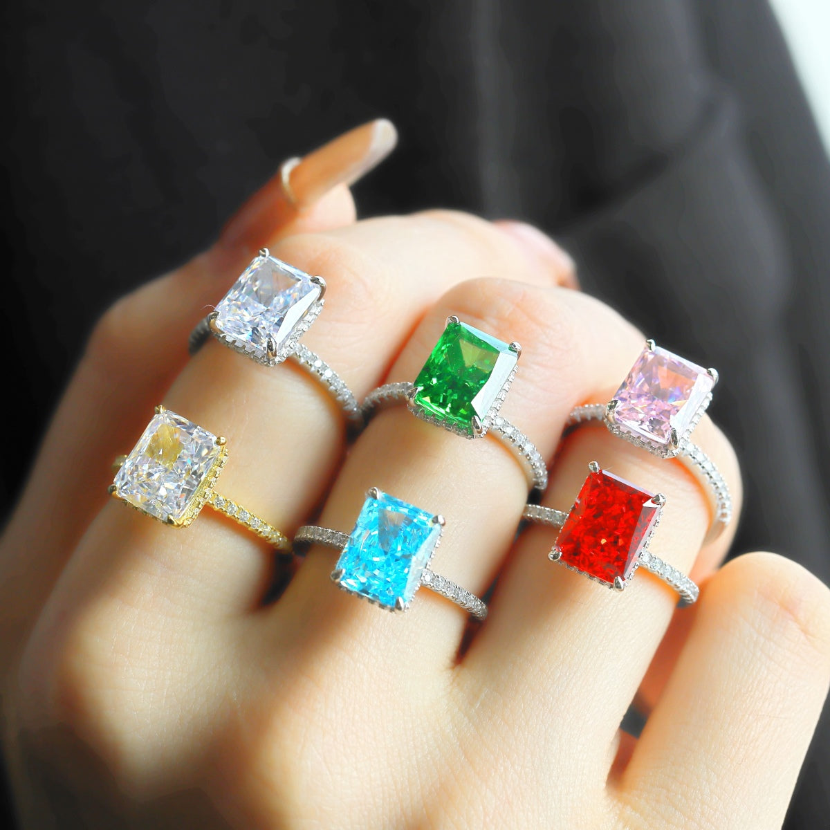 [Lumi Jewellery]4.0 Carat Luxurious Engagement Ring