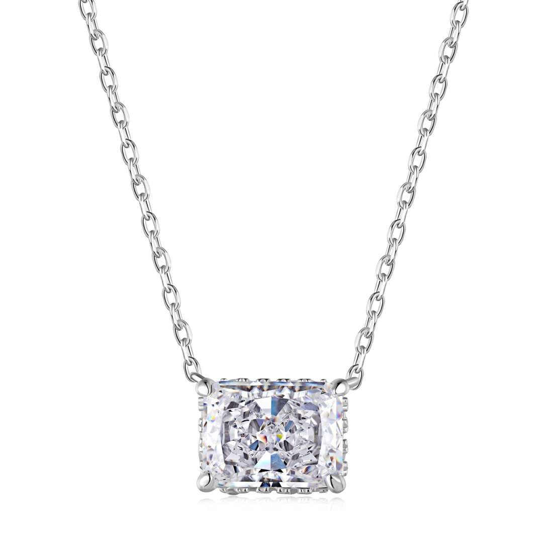 [Lumi Jewellery]Luxurious Square Shape Colorful Necalack
