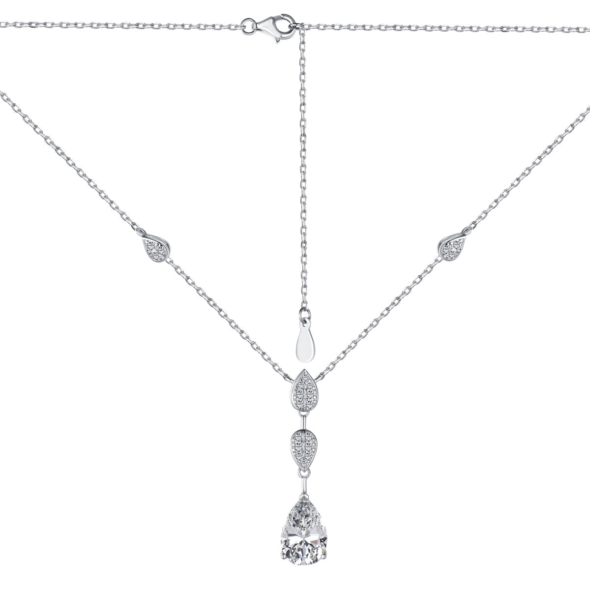 [Lumi Jewellery]Dazzling Pear Cut Necklace