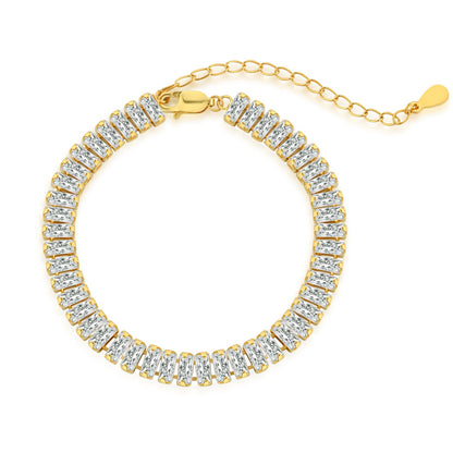 [Lumi Jewellery]Exquisite Emerald Cut Daily Bracelet