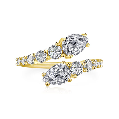 [Lumi Jewellery]Delicate Lively Snake Shape Daily Ring