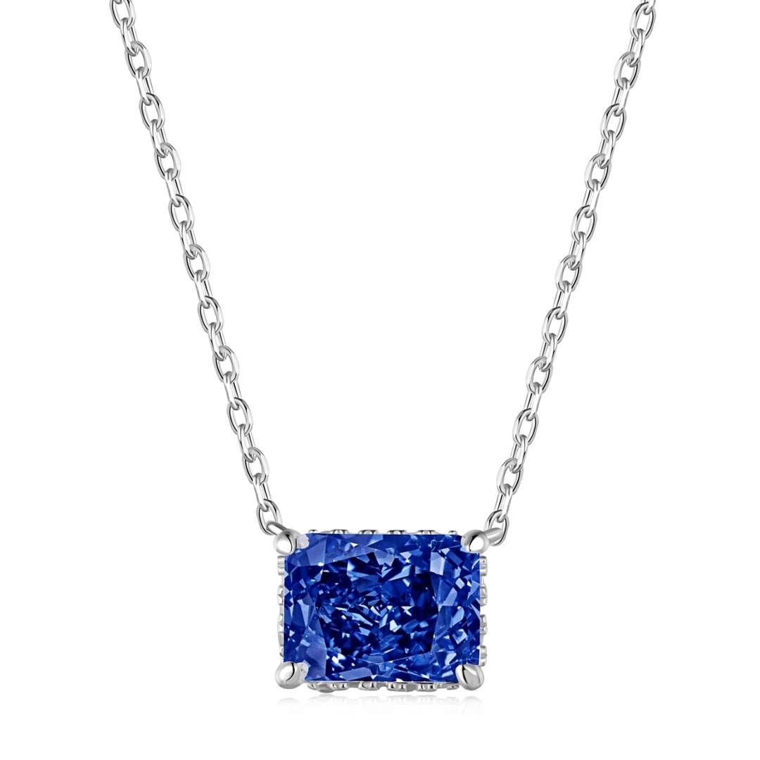 [Lumi Jewellery]Luxurious Square Shape Colorful Necalack