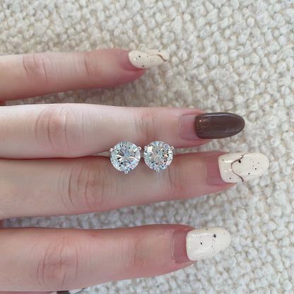 [Lumi Jewellery]Dainty Round Shape Earrings