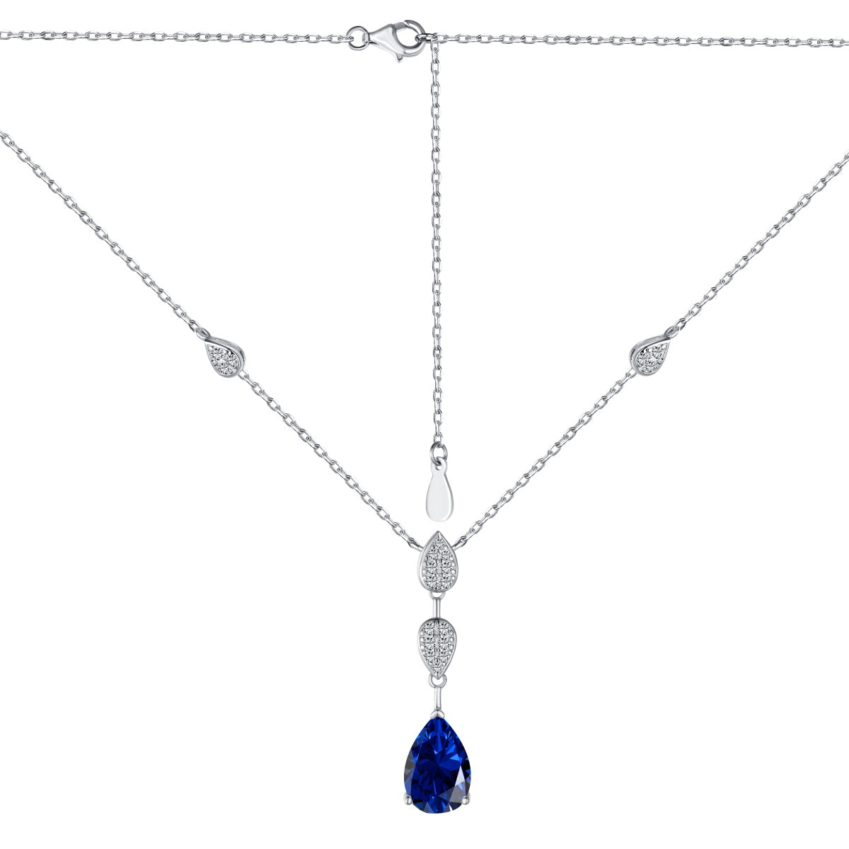 [Lumi Jewellery]Dazzling Pear Cut Necklace