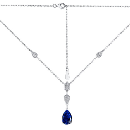 [Lumi Jewellery]Dazzling Pear Cut Necklace