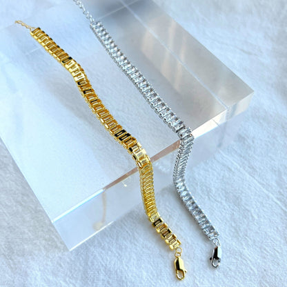 [Lumi Jewellery]Exquisite Emerald Cut Daily Bracelet