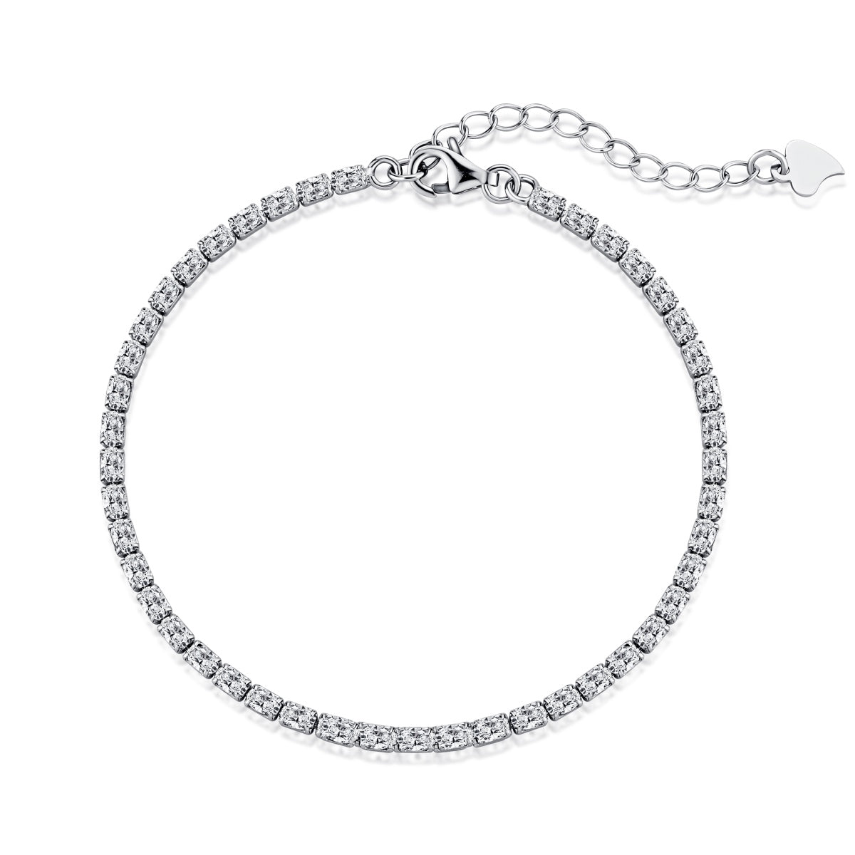 [Lumi Jewellery]Elegant Emerald Cut Daily Bracelet