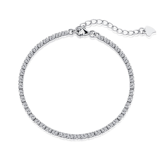 [Lumi Jewellery]Elegant Emerald Cut Daily Bracelet