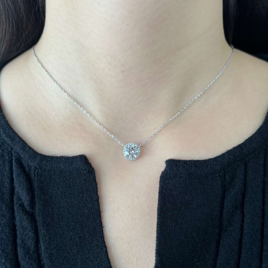 [Lumi Jewellery]Luxurious Round Cut Necklace