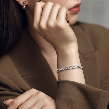 [Lumi Jewellery]Exquisite Emerald Cut Daily Bracelet