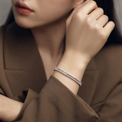 [Lumi Jewellery]Exquisite Emerald Cut Daily Bracelet