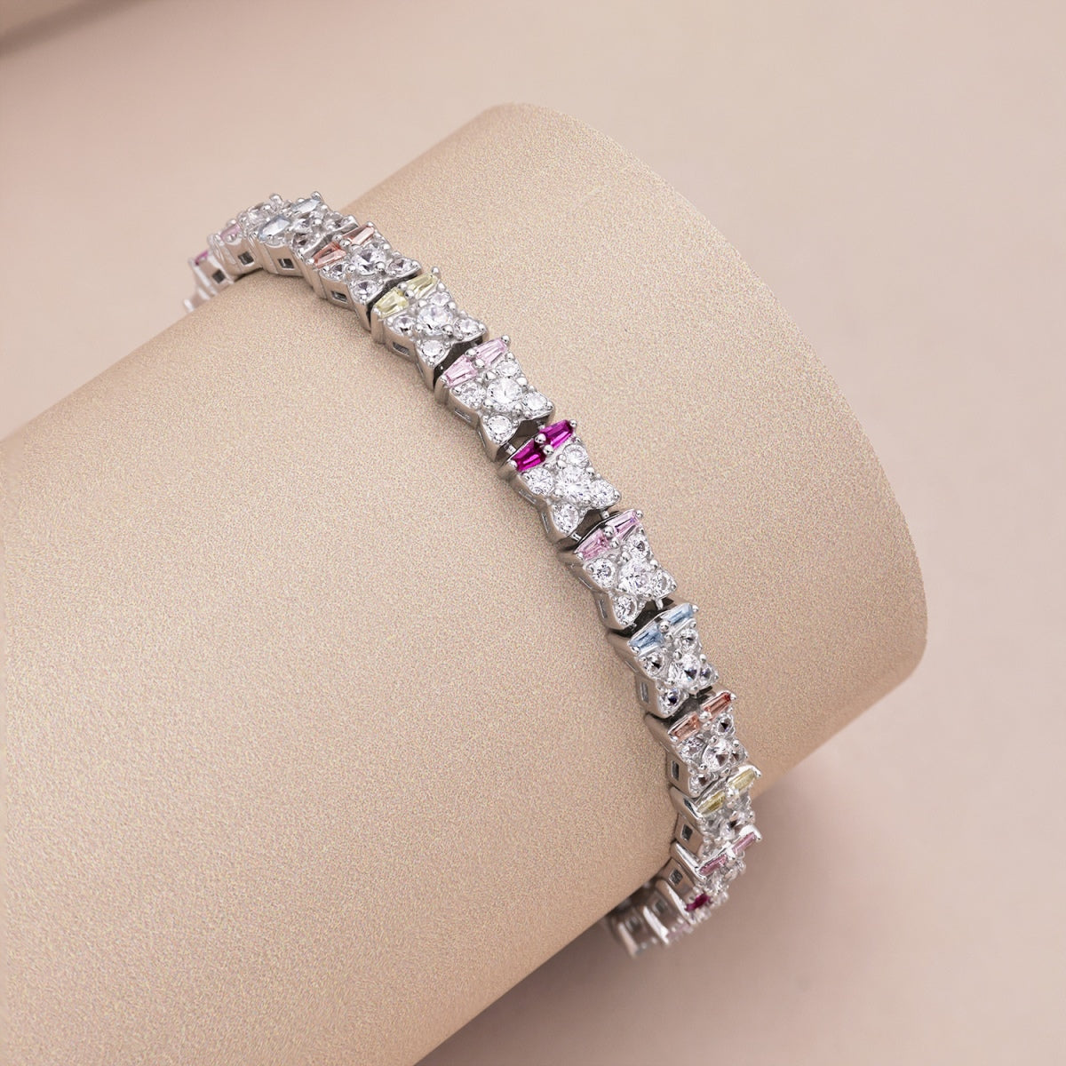 [Lumi Jewellery]Unique Colorful Flower Shape Daily Bracelet