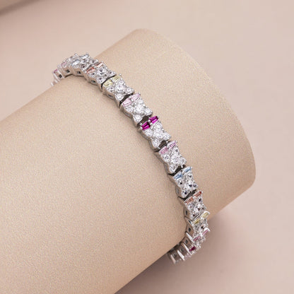 [Lumi Jewellery]Unique Colorful Flower Shape Daily Bracelet