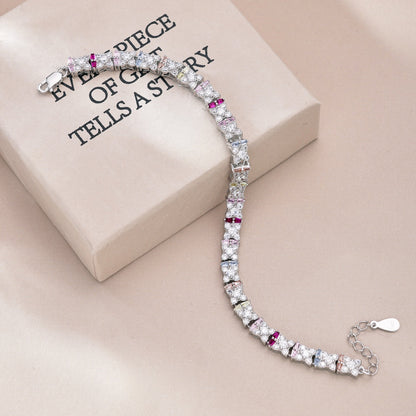 [Lumi Jewellery]Unique Colorful Flower Shape Daily Bracelet