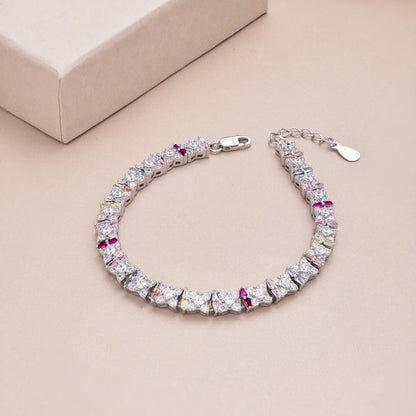 [Lumi Jewellery]Unique Colorful Flower Shape Daily Bracelet