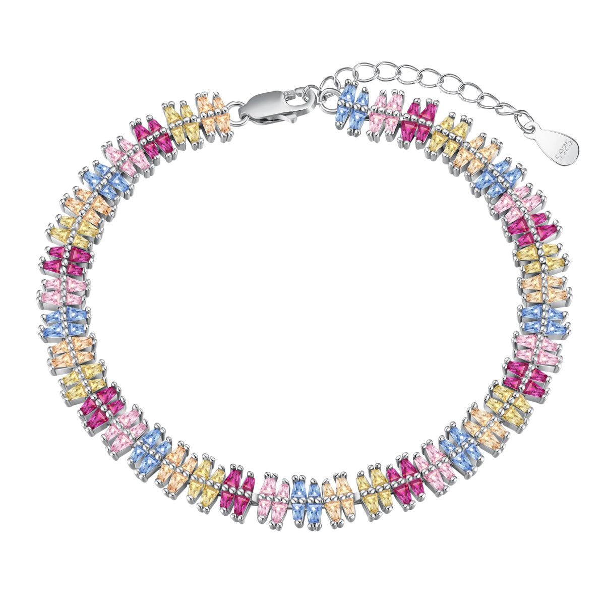 [Lumi Jewellery]Sparkling Exquisite Multi Cut Party Bracelet