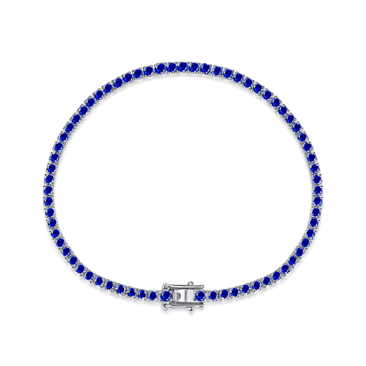 [Lumi Jewellery]Dazzling Colorful Round Cut Daily Bracelet