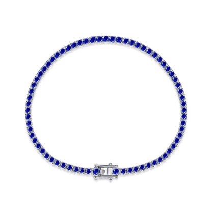[Lumi Jewellery]Dazzling Colorful Round Cut Daily Bracelet