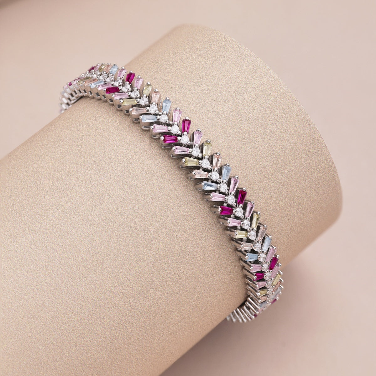 [Lumi Jewellery]Dainty Radiant Emerald Cut Daily Bracelet