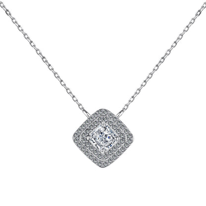 [Lumi Jewellery]Sparkling Asscher Cut Necklace