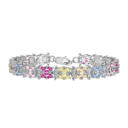 [Lumi Jewellery]Delicate Colorful Multi Cut Party Bracelet
