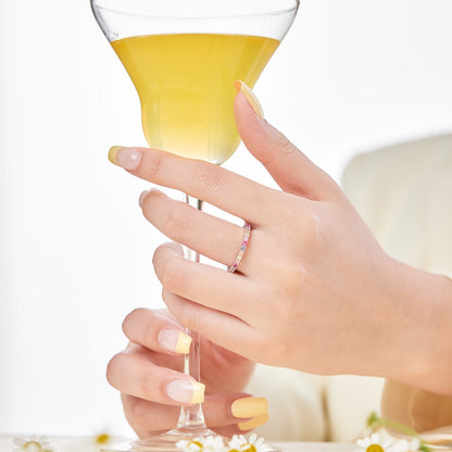 [Lumi Jewellery]Elegant Vivid Round Cut Daily Ring