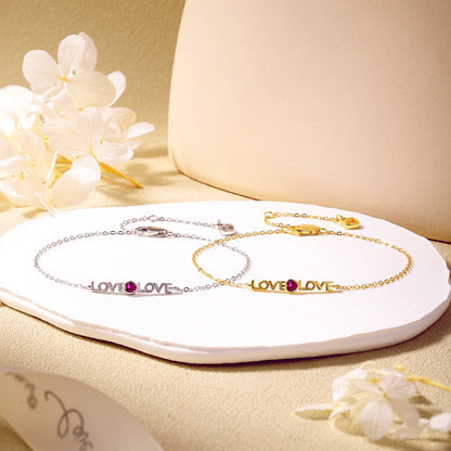 [Lumi Jewellery]Romantic Heart Shape Lover Bracelet