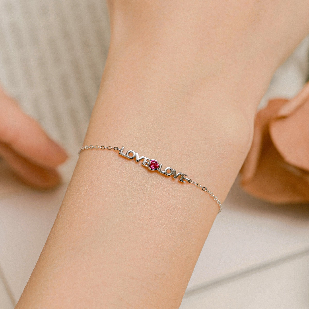 [Lumi Jewellery]Romantic Heart Shape Lover Bracelet