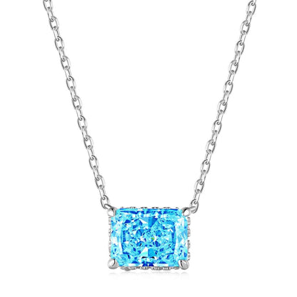 [Lumi Jewellery]Luxurious Square Shape Colorful Necalack