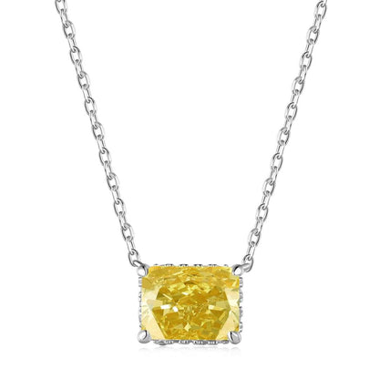 [Lumi Jewellery]Luxurious Square Shape Colorful Necalack