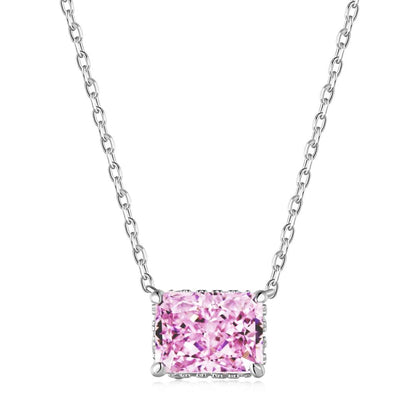 [Lumi Jewellery]Luxurious Square Shape Colorful Necalack
