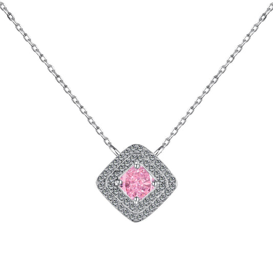 [Lumi Jewellery]Sparkling Asscher Cut Necklace