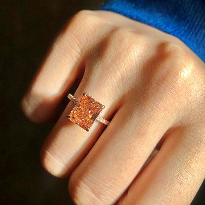 [Lumi Jewellery]4.0 Carat Luxurious Engagement Ring