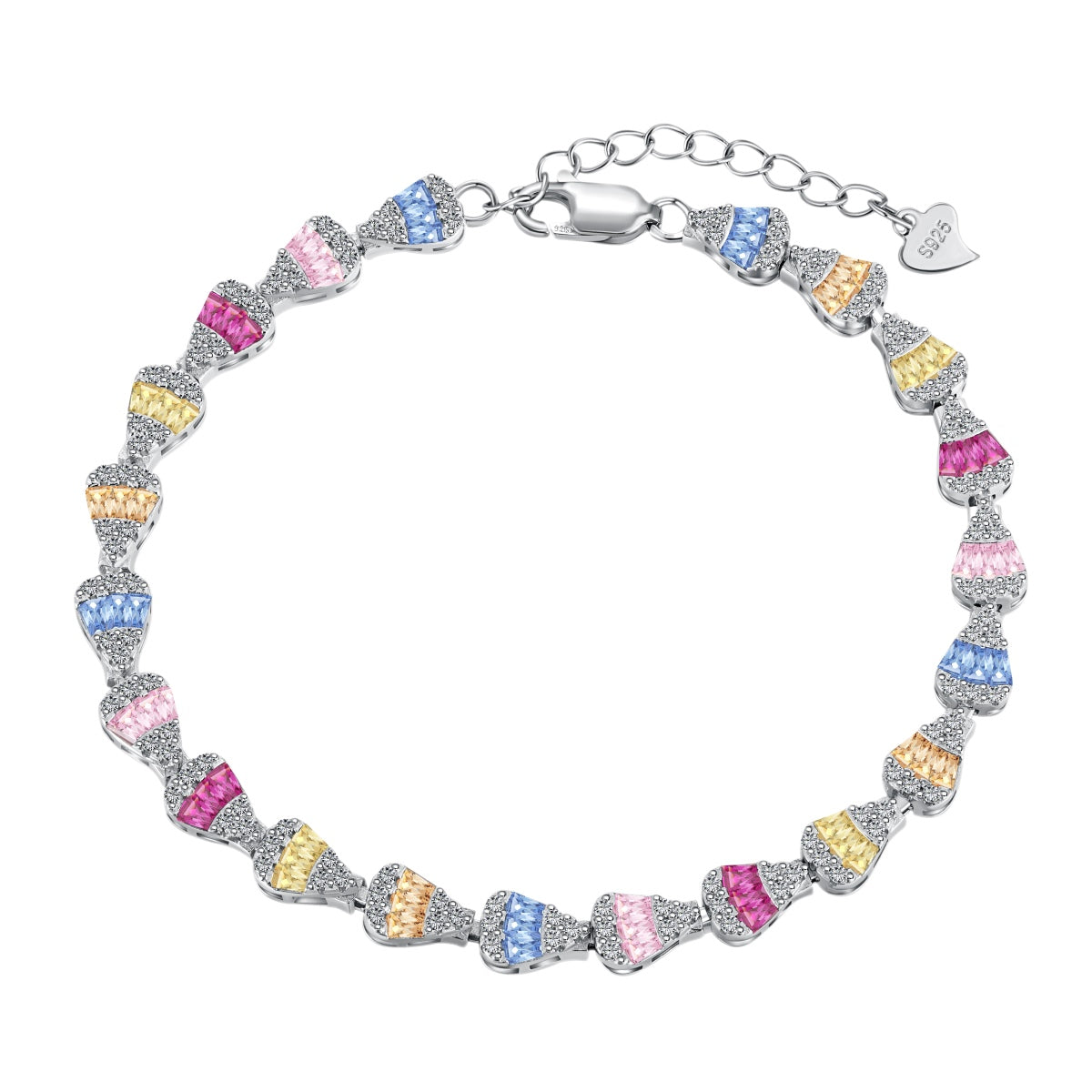 [Lumi Jewellery]Radiant Water Drop Shape Daily Bracelet