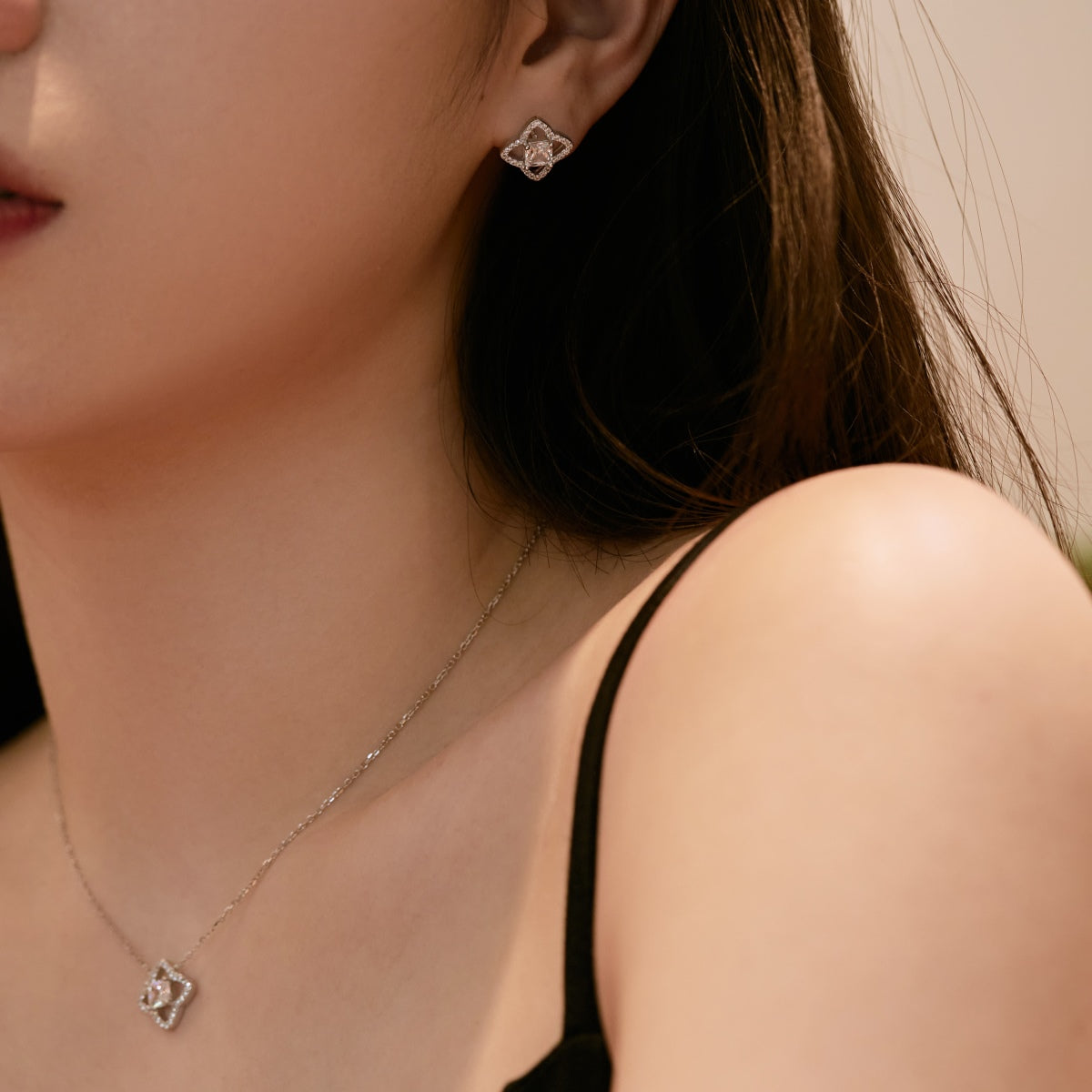 [Lumi Jewellery]Elegant Star Shape Princess Cut Daily Earrings