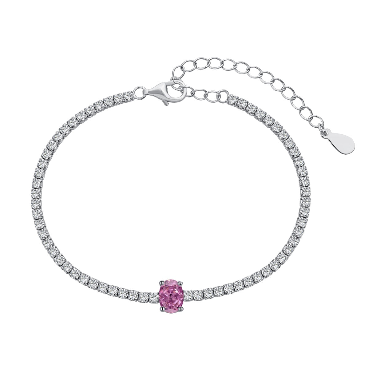 [Lumi Jewellery]0.75 Carat Exquisite Oval Cut Daily Bracelet