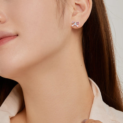 [Lumi Jewellery]Ornate Butterfly Shape Daily Earrings